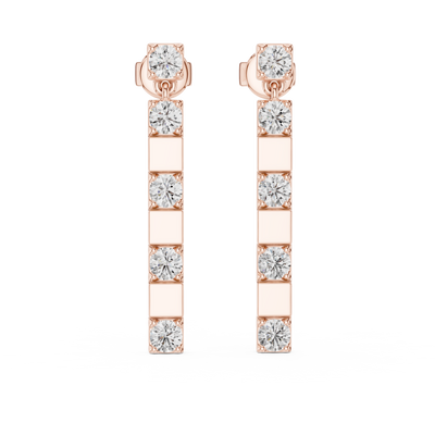 Arielle 3 mm Diamond Earrings