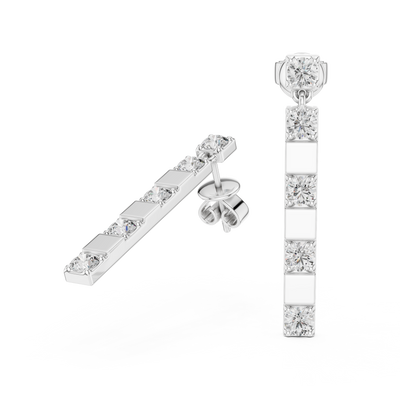 Arielle 3 mm Diamond Earrings