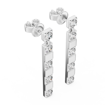 Arielle 3 mm Diamond Earrings