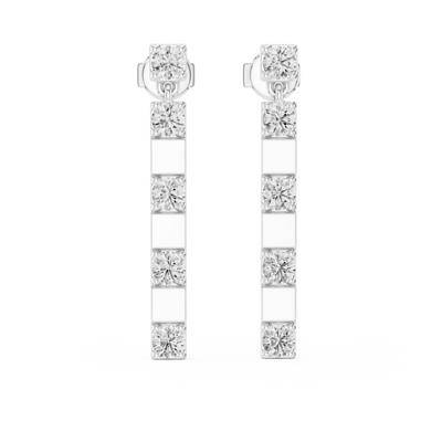 Arielle 3 mm Diamond Earrings