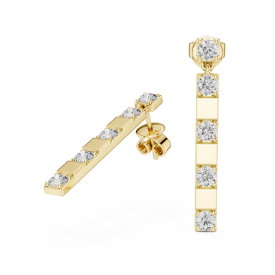 Arielle 3 mm Diamond Earrings