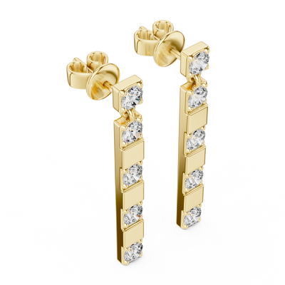 Arielle 3 mm Diamond Earrings
