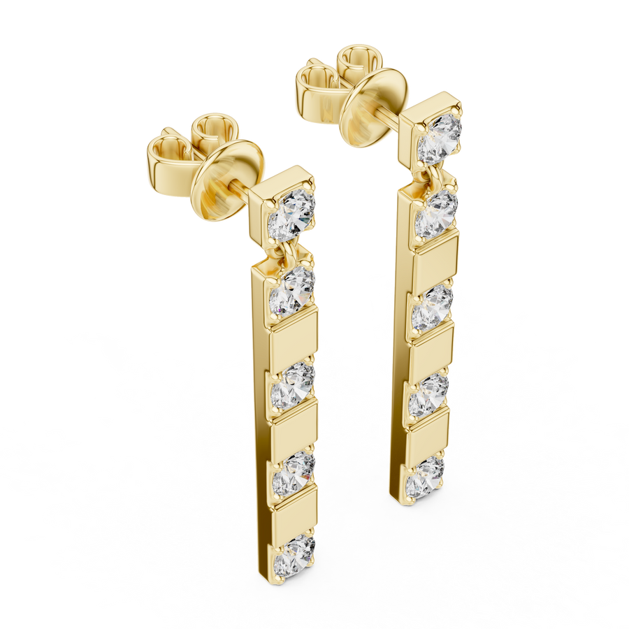 Arielle 3 mm Diamond Earrings