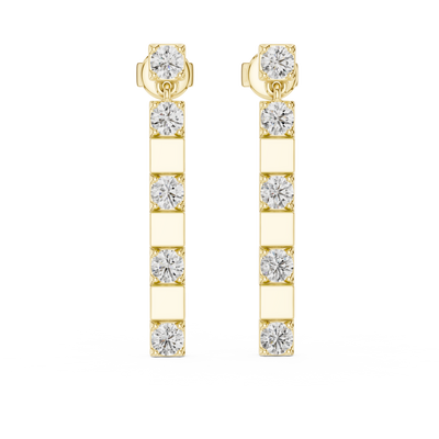 Arielle 3 mm Diamond Earrings