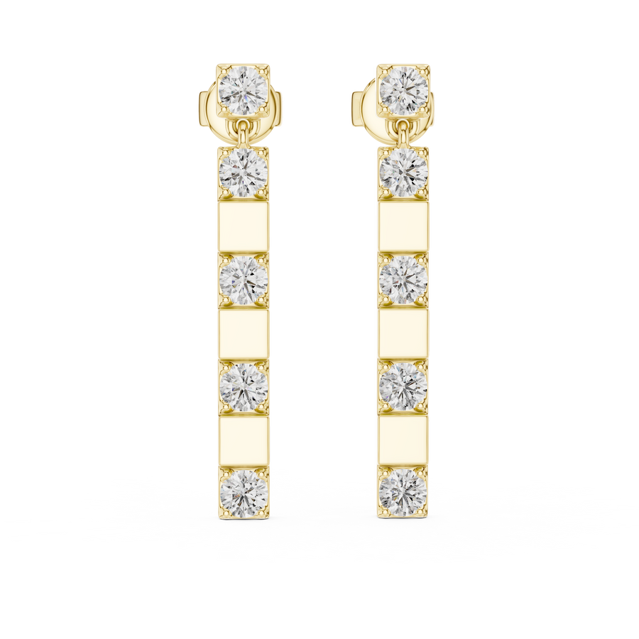 Arielle 3 mm Diamond Earrings