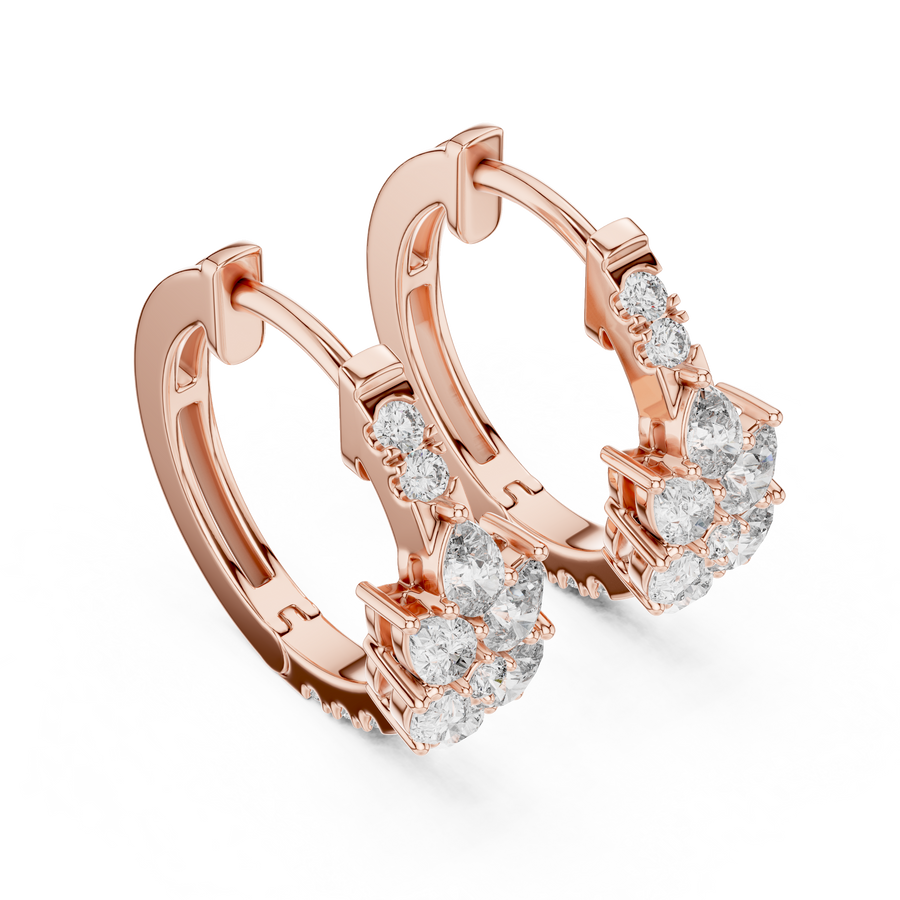 Avenora 15.24 mm Diamond Earrings