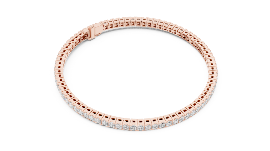 Elarienne 2.10 mm Princess Diamond Bracelet