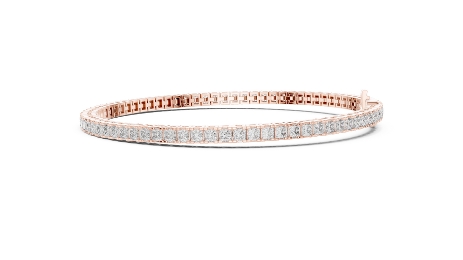 Elarienne 2.10 mm Princess Diamond Bracelet
