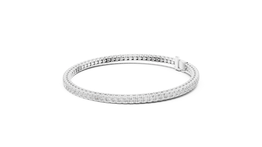 Elarienne 2.10 mm Princess Diamond Bracelet