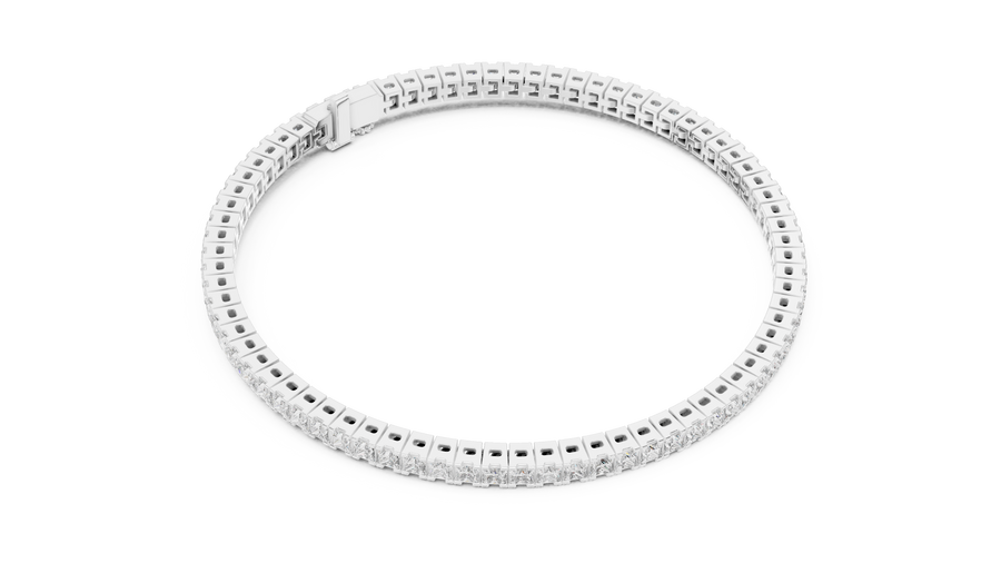 Elarienne 2.10 mm Princess Diamond Bracelet