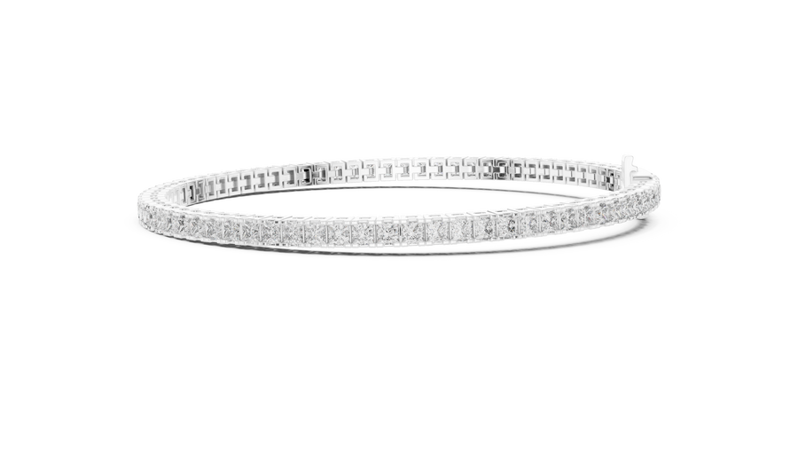 Elarienne 2.10 mm Princess Diamond Bracelet
