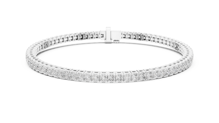 Elarienne 2.10 mm Princess Diamond Bracelet