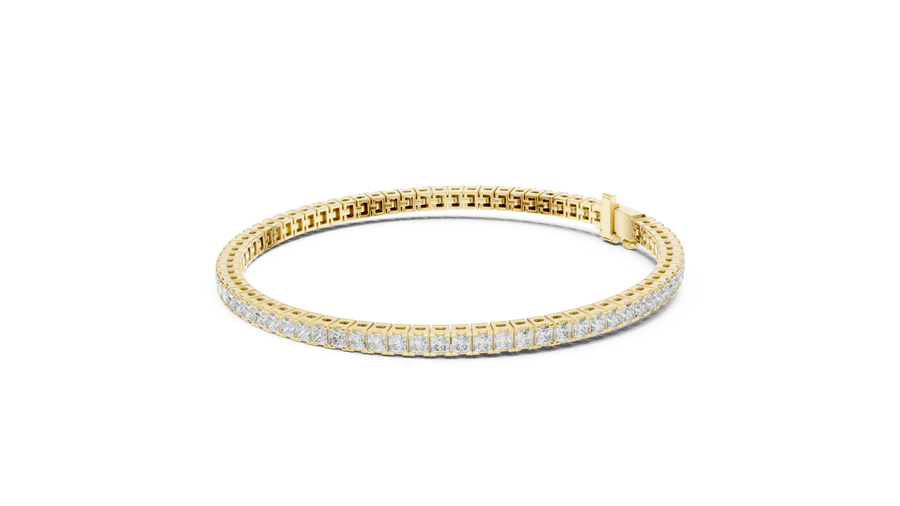 Elarienne 2.10 mm Princess Diamond Bracelet