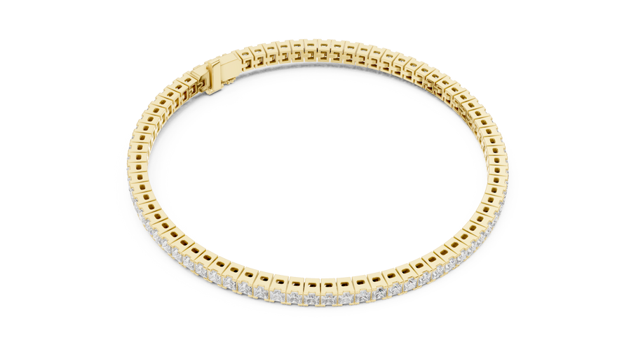 Elarienne 2.10 mm Princess Diamond Bracelet