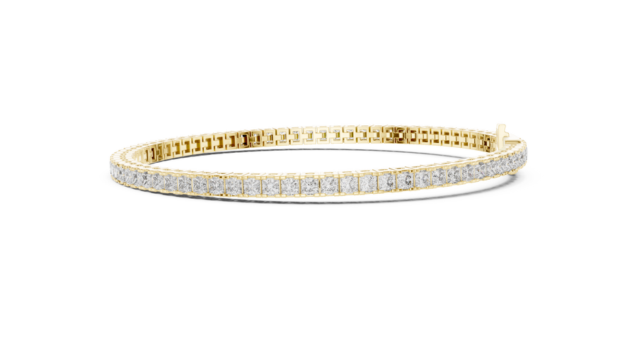 Elarienne 2.10 mm Princess Diamond Bracelet