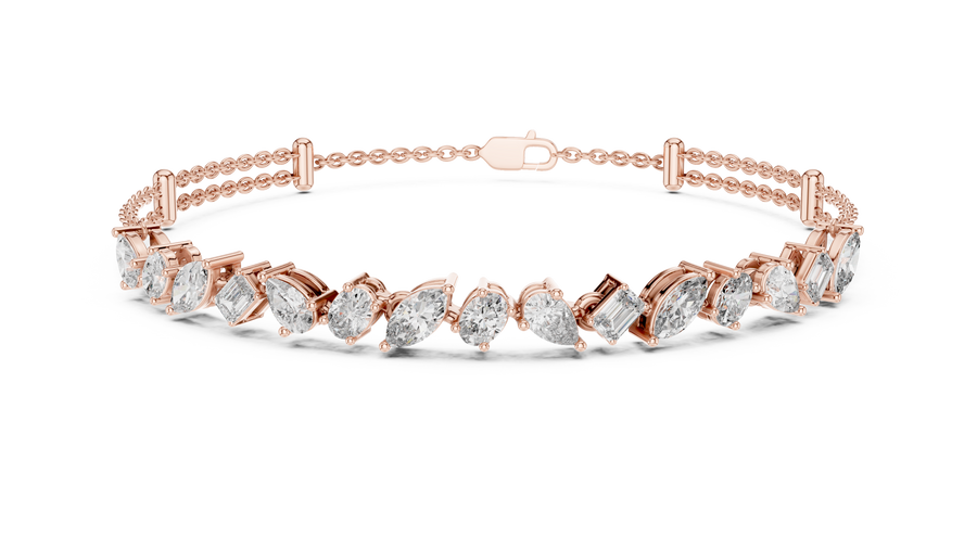 Calivienne Mixed-Shape Diamond Bracelet