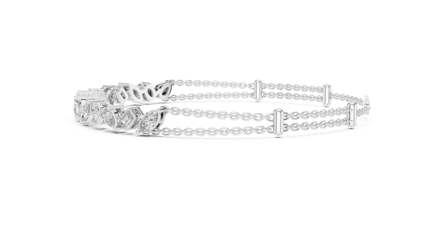 Calivienne Mixed-Shape Diamond Bracelet