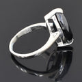 2 Ct Certified Beautiful Marquise Shape Black Diamond Ring With Diamond Accents, Stunning Look & Great Brilliance (Copy) - ZeeDiamonds