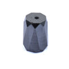 4 Carats Pipe Cut Black Diamond Bead AAA Certified - ZeeDiamonds