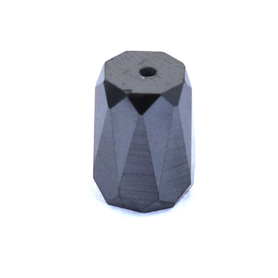 4 Carats Pipe Cut Black Diamond Bead AAA Certified - ZeeDiamonds
