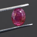 Rare Certified 1.14 Cts, Natural Star Ruby Gemstone – Oval Cabachon| Astrological & Healing Benefits !