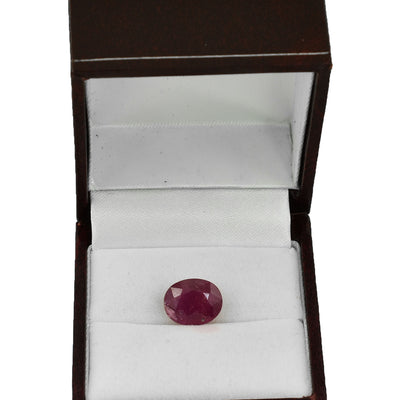 Natural Ruby Gemstone – 5.38 Cts of Pure Elegance, Certified, Boosts Vitality and Energy