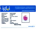 Natural Ruby Gemstone – 5.75 Cts of Pure Elegance, Certified Oval Ruby Gemstone for Jewelry !