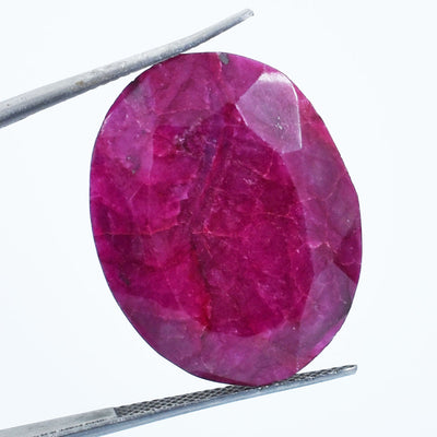Huge Luxury 38.35 Ct Oval Cut Ruby Gemstone, Enhances happiness in marriage and relationships !