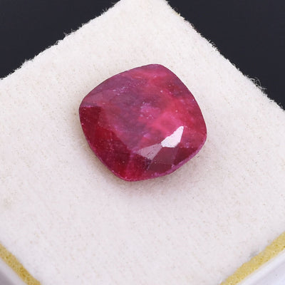 Cushion Cut, Certified RARE 11.83 Ct Ruby Gemstone, Strengthens authority, name, fame, and success!