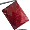 Rare Natural Ruby Gemstone – 26.70 Cts of Pure Elegance, Certified, Boosts Vitality and Energy, Square Cut!