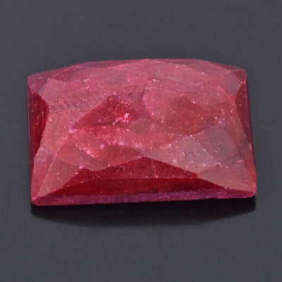 Rare Natural Ruby Gemstone – 26.70 Cts of Pure Elegance, Certified, Boosts Vitality and Energy, Square Cut!