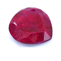 Natural Ruby Gemstone – 24.70 Cts of Pure Elegance, Certified, Boosts Vitality and Energy, Pear Cut