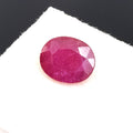 Natural Ruby gemstone, Premium 6.87 Ct Oval Ruby Gemstone | Deep Red Brilliance