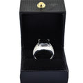 5 Ct Princess Cut Black Diamond Solitaire Men's Ring in 925 Sterling Silver Great Shine - ZeeDiamonds