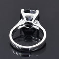 Certified 3 Ct Cushion Shape Black Diamond Solitaire 925 Sterling Silver Great Shine - ZeeDiamonds