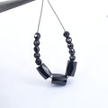 Top Quality 19 Carat Black Diamond Carbonado Faceted Loose Drilled Beads , Stunning For making jewelry - ZeeDiamonds