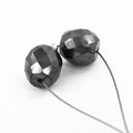 9mm Earth Mined Black Diamond Carbonado Loose Round Faceted Drilled Beads , For making jewelry - ZeeDiamonds