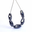 Stunning Black Diamond Carbonado Loose Fancy Drilled Beads , For making jewelry , 5 Pcs Beads - ZeeDiamonds