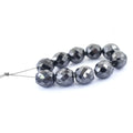 Gorgeous 10 pcs Black Diamond Loose Drilled Beads , For making jewelry - ZeeDiamonds