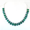 Excellent for Gift 153.70 Carat Brazilian Green Emerald Gemstone Necklace with Beads, 925 Silver - ZeeDiamonds