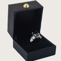 6.05 Ct Oval Cut Black Diamond Solitaire Ring in 925 Sterling Silver Ring, Ideal Birthday Gift, Anniversary Gift , Gift for Girlfriend, Wife - ZeeDiamonds