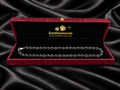 6 mm Black Diamond Beaded Necklace, 925 Silver Clasp, 16–28 Inches + Free Diamond Studs