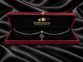 Derek Jeter Men's Black Diamond Necklace with God Eye Cross, 6 or 7 mm, 18–28 Inches