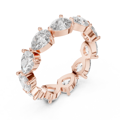 Valerisse 5.50 × 4.00 mm Pear Diamond Ring
