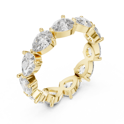 Valerisse 5.50 × 4.00 mm Pear Diamond Ring
