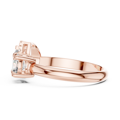 Vallorine 5.00 mm Diamond Ring