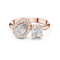 Vallorine 5.00 mm Diamond Ring