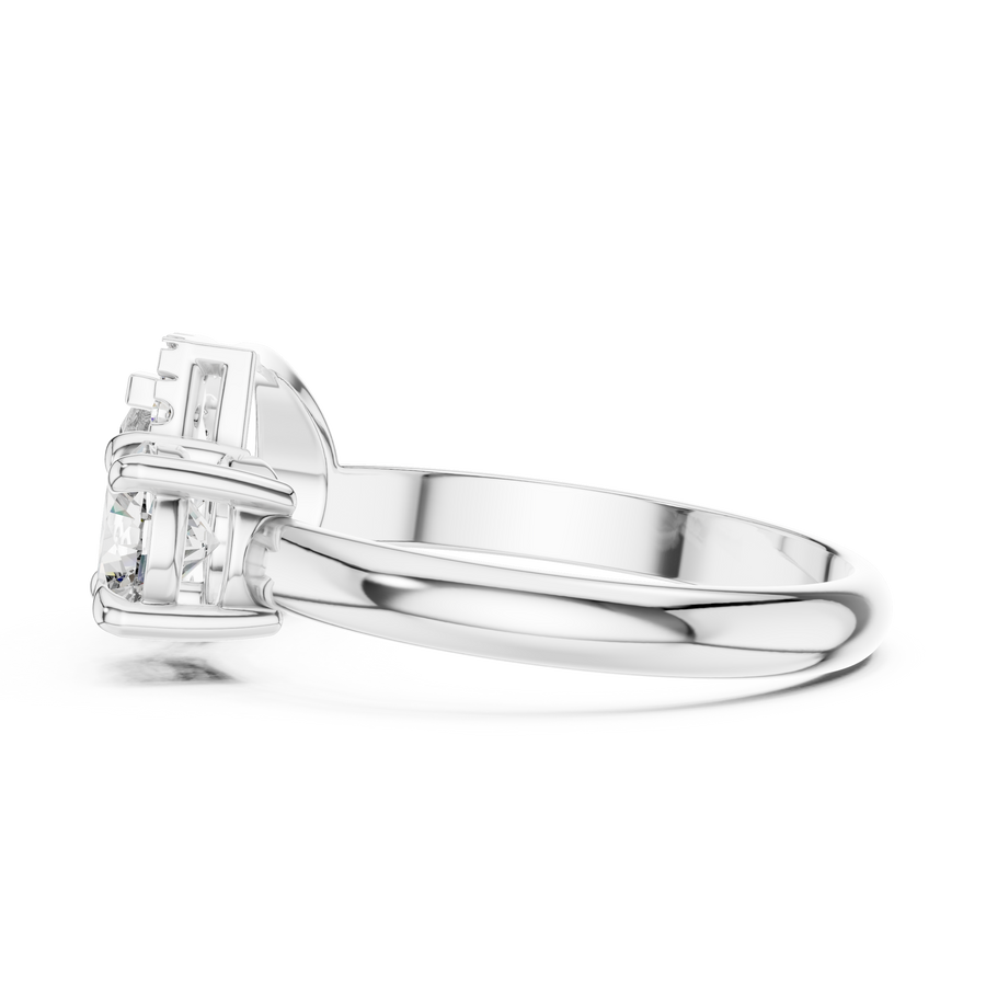 Vallorine 5.00 mm Diamond Ring