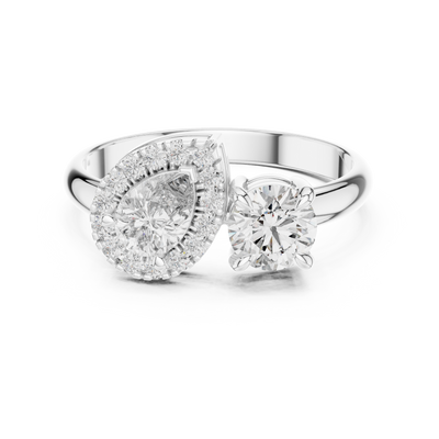 Vallorine 5.00 mm Diamond Ring