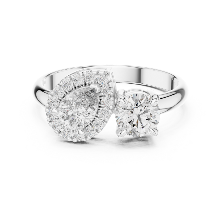 Vallorine 5.00 mm Diamond Ring